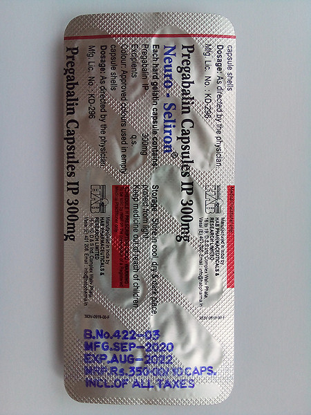 Pregabalin Capsules 300mg (28 Tablets)